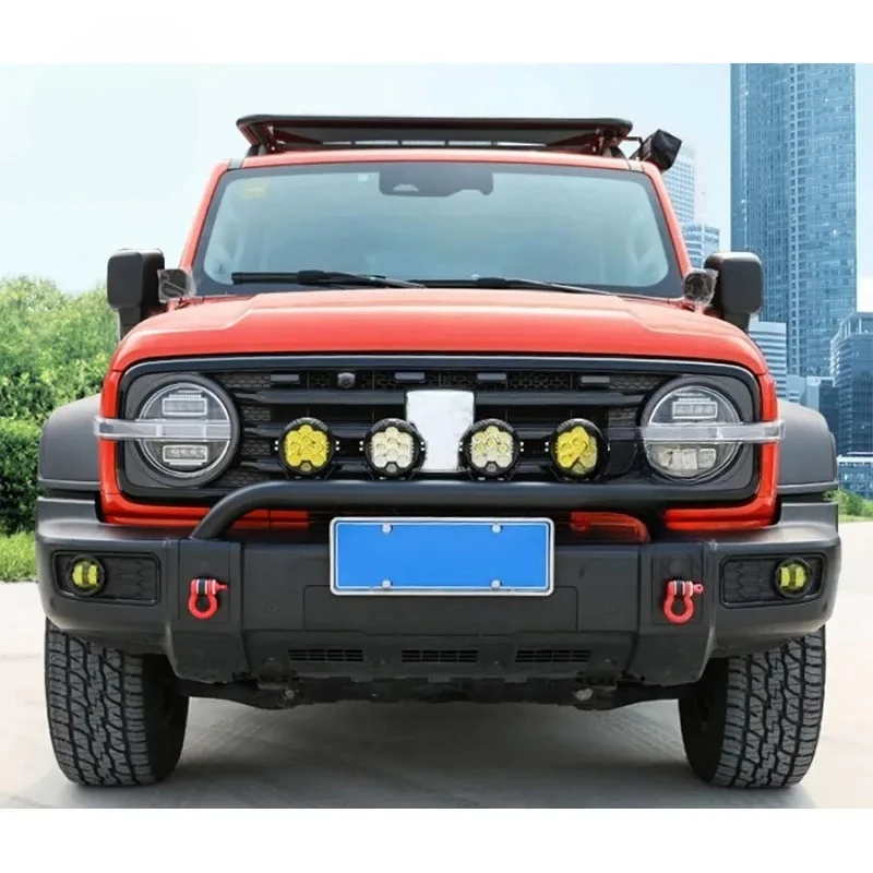 Fit for Tank 300 Front Bar Light Holder Modification Front Cattle Bar Bumper Appearance Decorative Pieces Upgrade Accessories