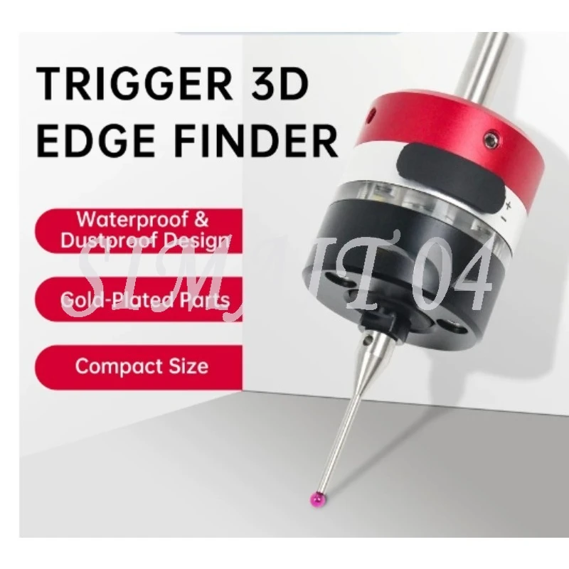 CF-38 3D Trigger Edge Finder, Ball Head 3mm Ruby Probe Numerical Control Milling Machine Coordinate Tool Setting Instrument
