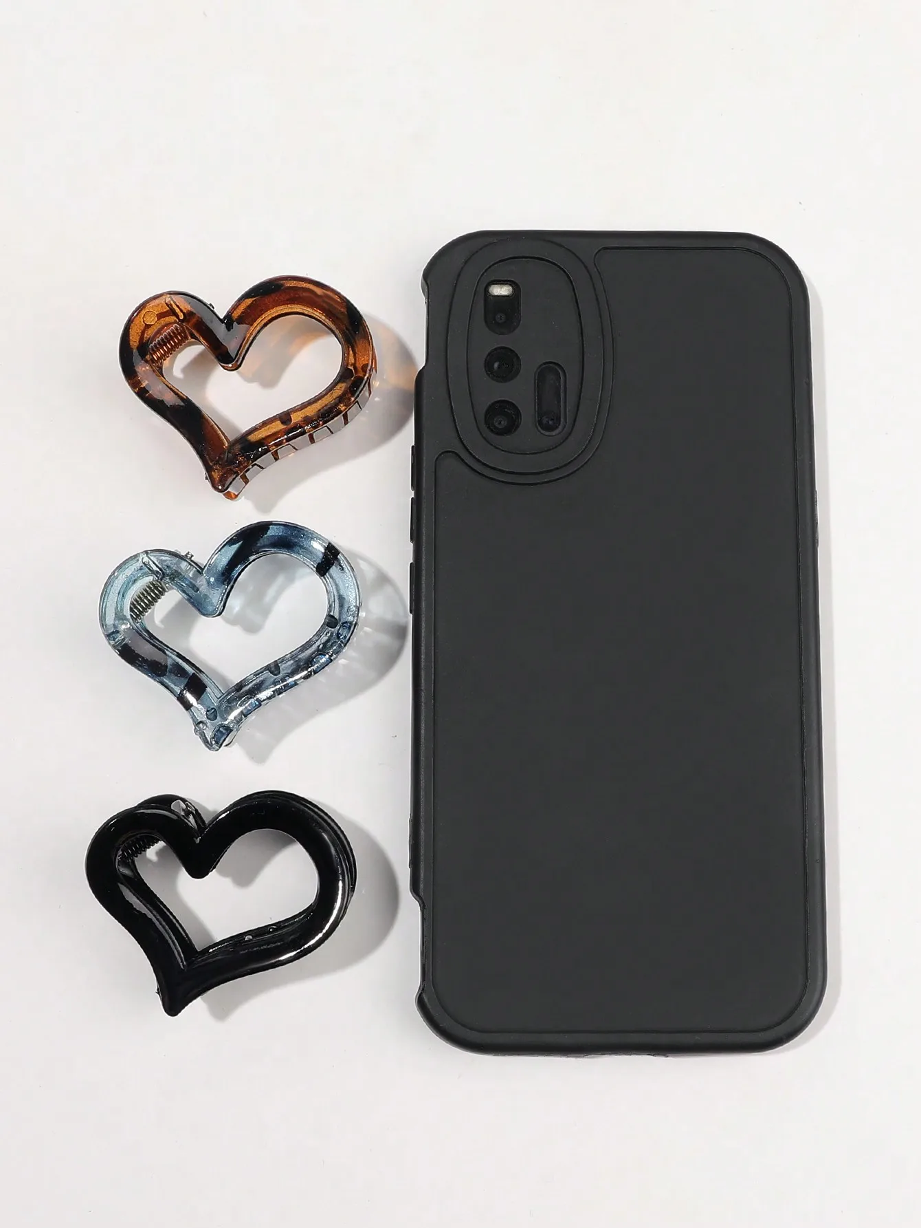 5 Stück Leoparden-Herz-Haarspangen für Damen, braun, mittelgroß, rutschfeste Haarklammern für dünnes und dickes Haar, süße Haarnadeln, Haaraccessoires. – Detail 7