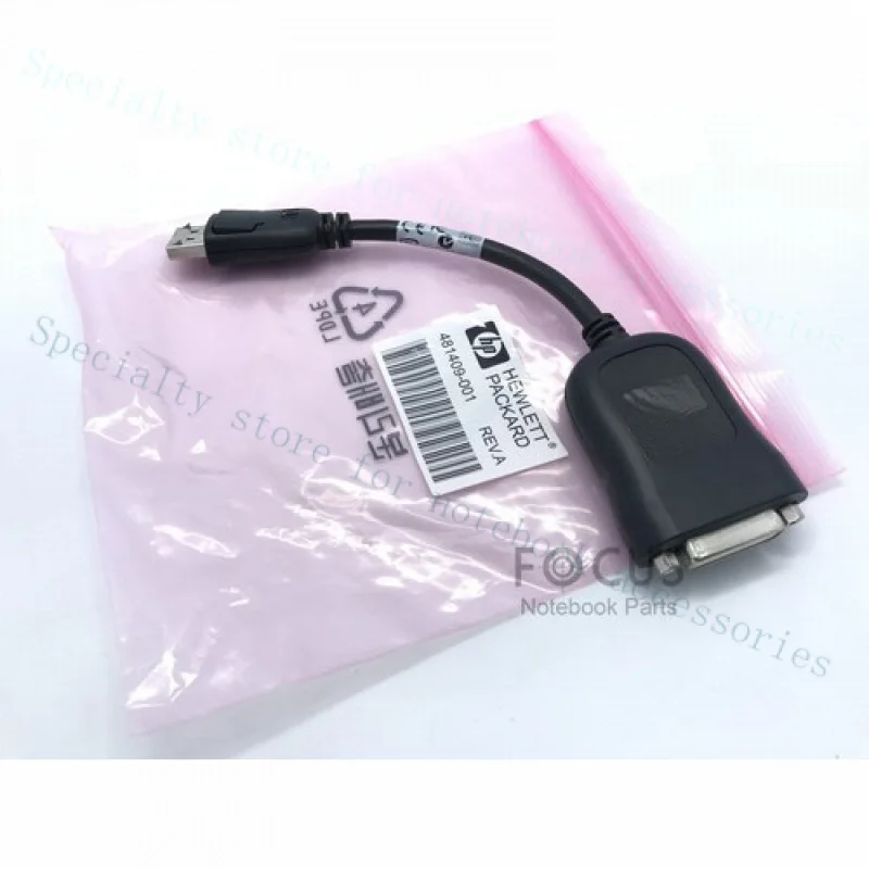 

A++ for HP 481409-001 Original Displayport To DVI Female Displayport-DVI Adapter Cable