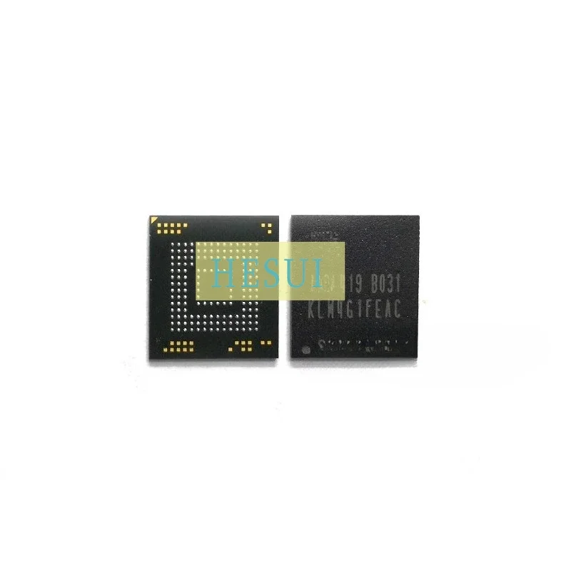 Used&Not NEW&Send after Measure KLM4G1FEAC-B031 KLM4G1FEAC-C031 font library 143 ball 4G emmc mobile phone repair