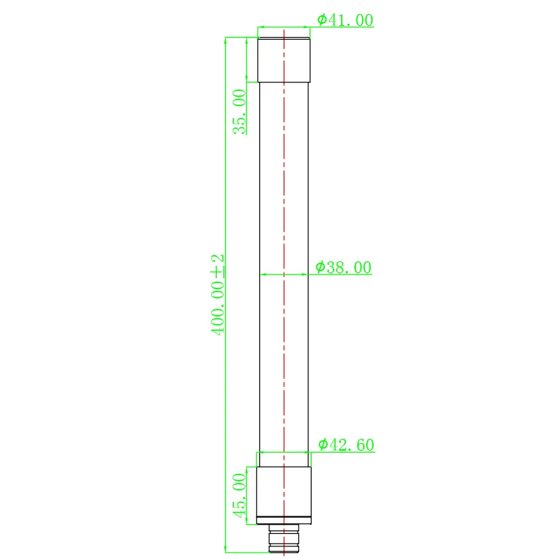0-6GHz Vollband-Breitbandantenne, 0-6000MHz, 2-3000MHz Omnidirektionale Antenne, 400-6000MHz, 20-1000MHz Glasfaserantenne N-J – Detail 2