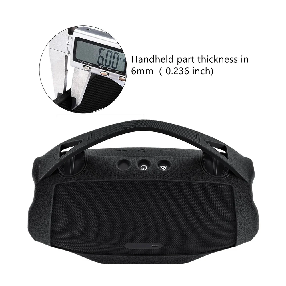 Silicone Cover Case for JBL Xtreme 4 Portable BT Speaker Shockproof Speaker Protective Cover with Handle Portable Travel Case