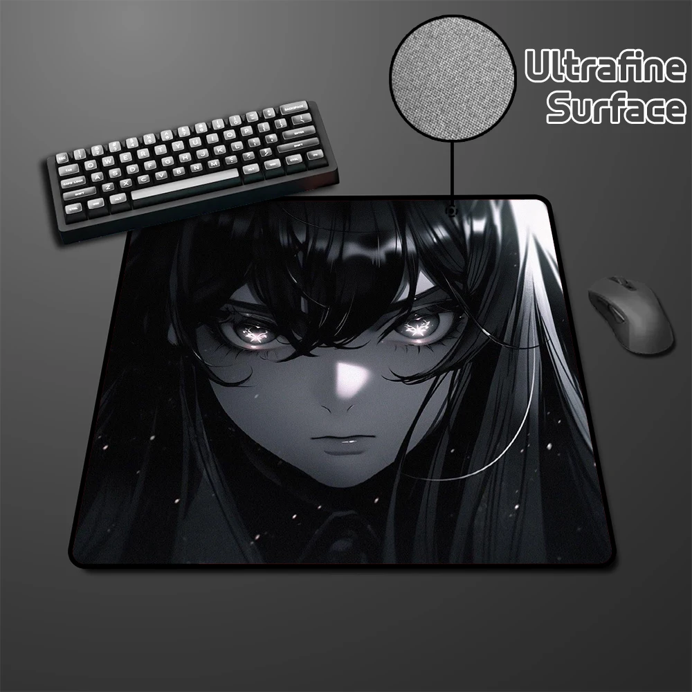 

Speed Mouse Pad Anime Girl Premium Gaming Mousepad 45x40CM E-Sports Mouse Mat Game High Elastic Non-slip Bottom Keyboard Mat