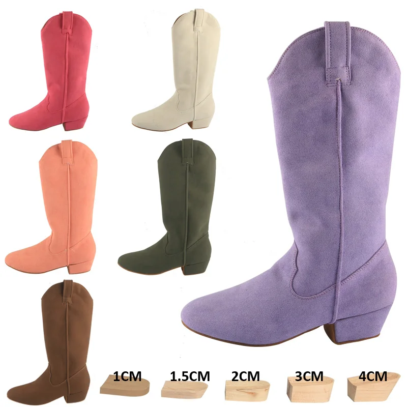 Venus lure Customized Winter Tall/Mid Boots Suede Microfiber Urban Heel Ladies Line Summer Boots Dance Soft Sole Dancing Shoes