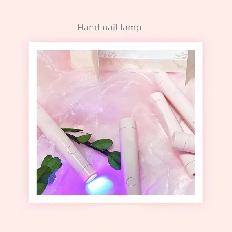 Mini battery storage nail lamp usb portable flashlight pen type LED light therapy machine ultraviolet nail baking lamp