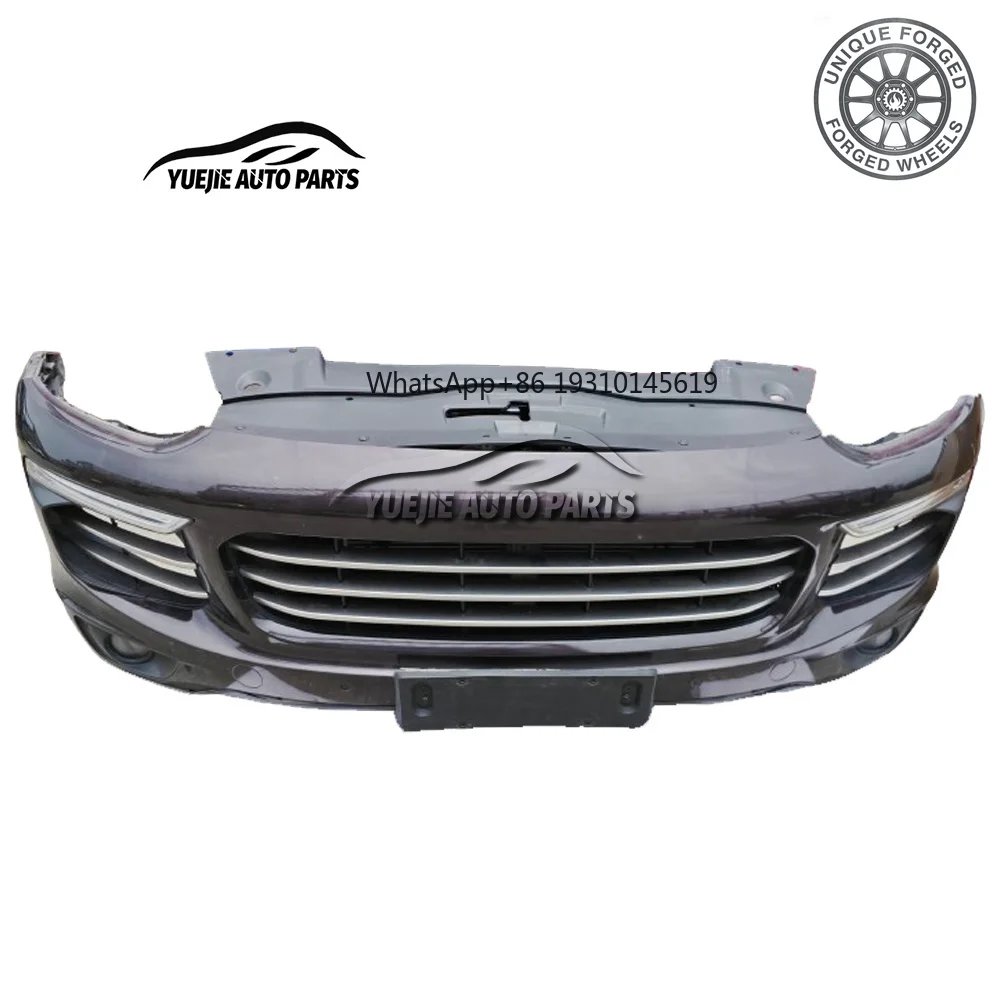 

26 Style Hot Selling Used High Quality Auto Parts For Porsche Cayenne 92A 2014-2016 Style Front Bumper Assembly Front Nose Cut O