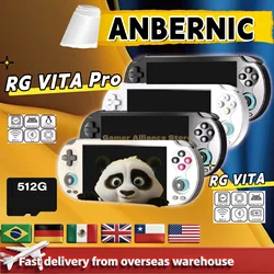 ANBERNIC RG VITA Pro RG VITA Retro Handheld Game Console Video Games Player WiFi Bluetooth 5000mAh Supports AI PSP PS2 Game Gift