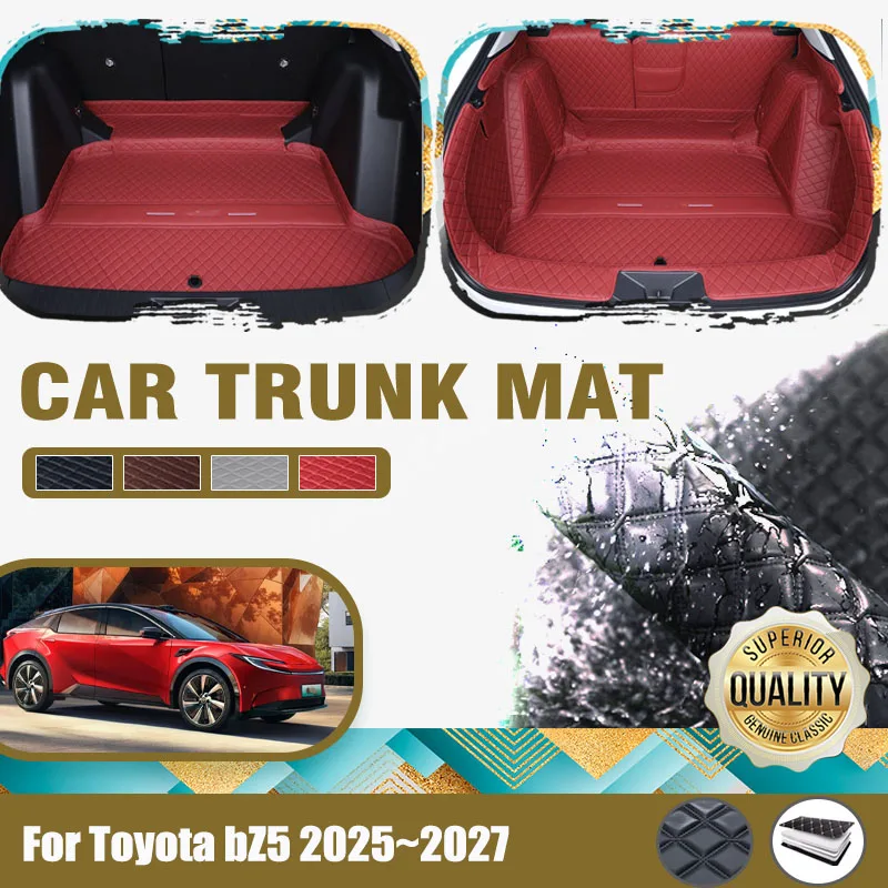 

Car Trunk Mat For Toyota bZ5 EA11 2025 2026 2027 5seat Anti-dirty Boot Covers Storage Pad Back Seat Cargo Liner Auto Accessories