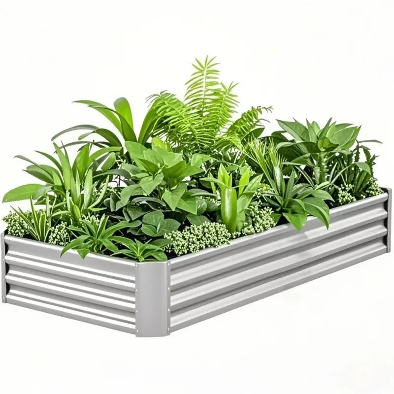 For European American Pastoral Style Plant Bed Flower Pot Garden Vegetable Planter Hardware Flower Pool Cross Border Export
