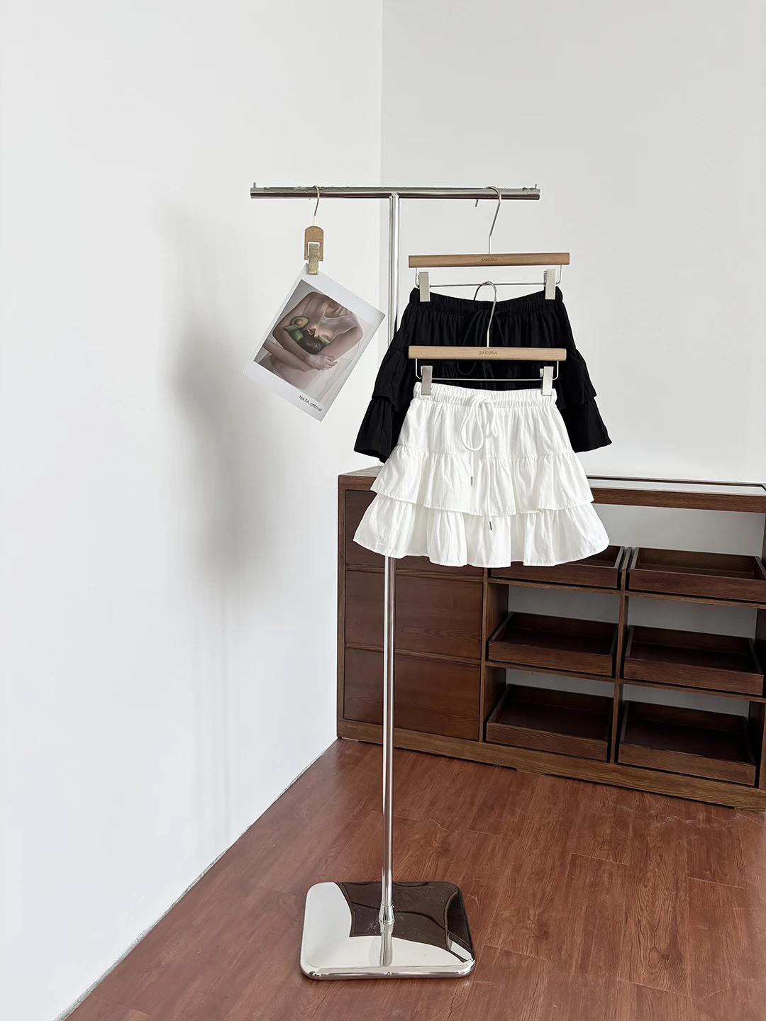 

Летняя женская юбка-кейк в корейском стиле с высокой талией, на шнуровке, универсальная, антистатическая, из полиэстера, коллекция 2026 года