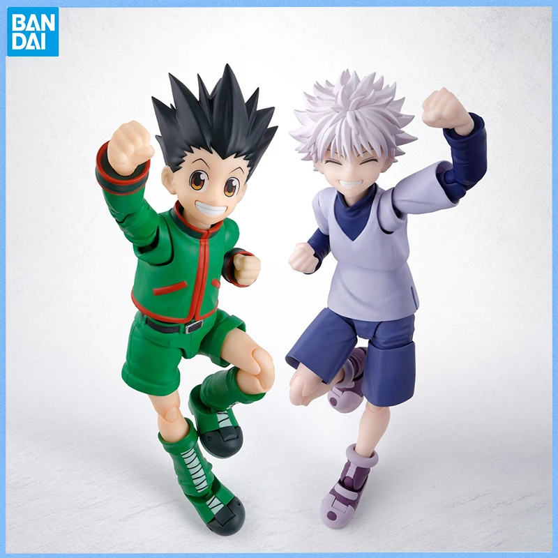 

BANDAI SPIRITS Genuine HUNTER S.H.Figuarts Gon Freecss Killua Zoldyck Anime figure Movable toy Action Figures Doll for Collector