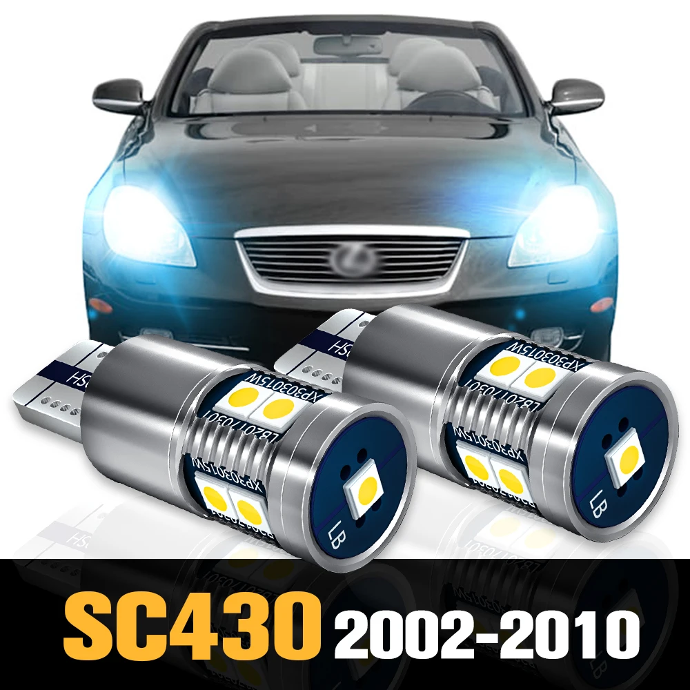 

2pcs Canbus LED Clearance Light Parking Lamp Accessories For Lexus SC430 2002 2003 2004 2005 2006 2007 2008 2009 2010