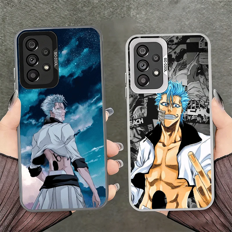 Bleach Grimmjow 6 Soft Phone Case for Samsung A17 A16 A15 A14 A13 A57 A56 A55 A54 A53 A37 A36 A35 A34 A33 A26 A25 A24 A23 A52