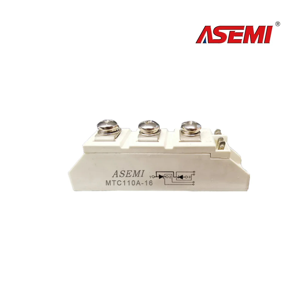 Módulo rectificador trifásico ASEMI, MTC110-16 D1, 125A, 1600V, nuevo