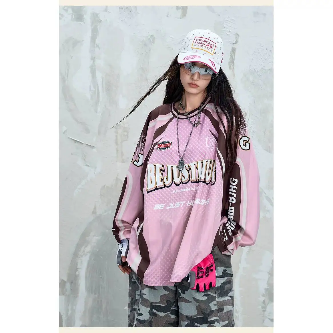 Motor T-shirt Unisex 2026 Spring New Retro Racing Long Sleeve T Shirt O-Neck Autumn Couple Outfits Sports Quick Dry Unisex Tops
