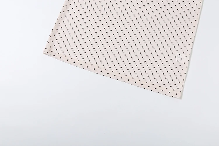Kliou Lange Röcke mit Polka-Dot-Print für Damen, sexy, durchsichtiges Design, Kordelzug, elastische Taille, Hot Girls High Street Style Buttoms – Detail 9