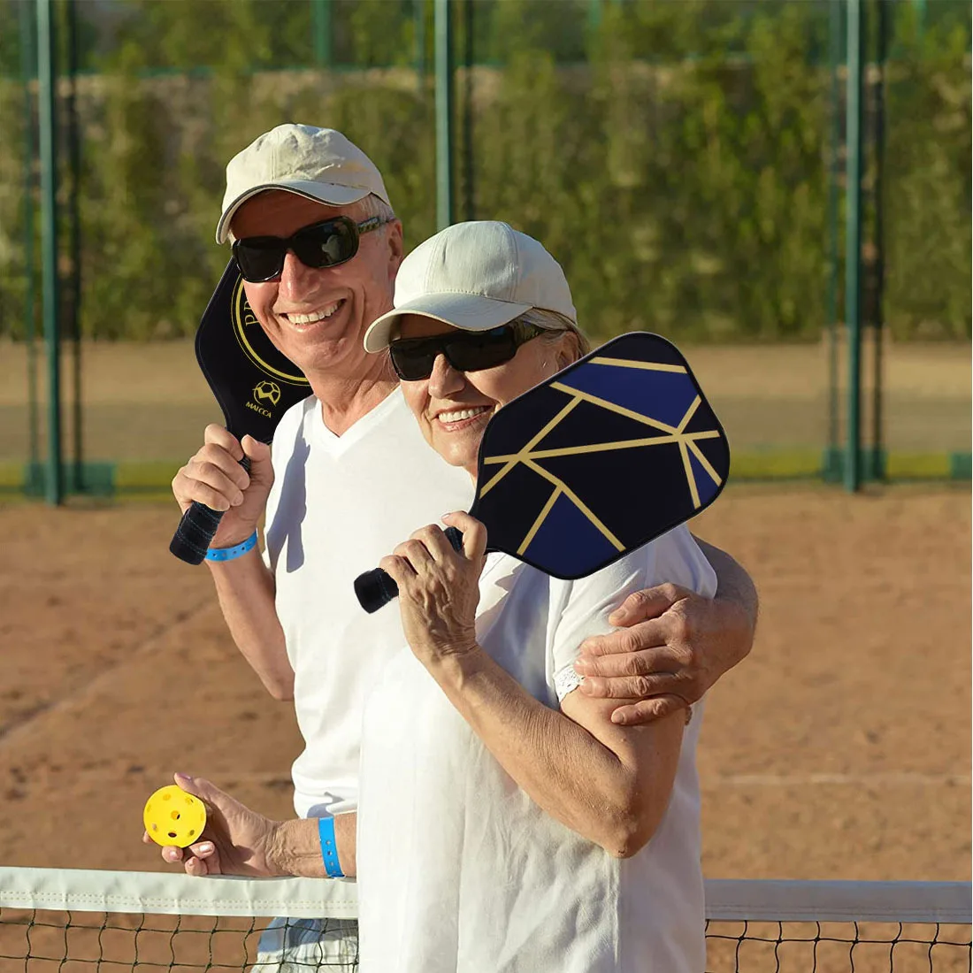 Pickleball Paddle Voor 2024 Nieuwe Glasvezel Usapa Gecertificeerde Koolstofvezel Honingraat School Hoge Kwaliteit