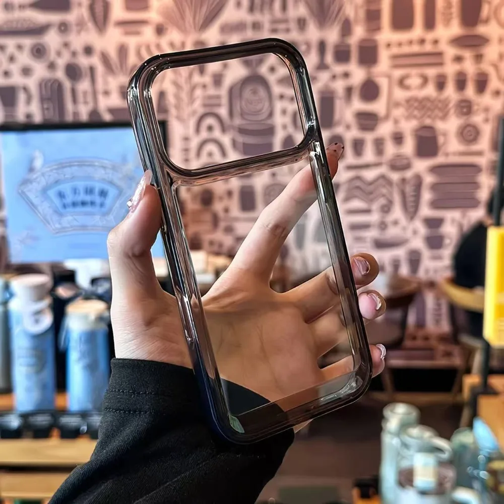 Luxuriöse, transparente Silikon-Handyhülle für iPhone 18 Pro, 17 Air, 17 Pro, 16 Pro Max, 15, 14, 13, 12, 11 Pro Max Plus – stoßfeste Schutzhülle. – Detail 3