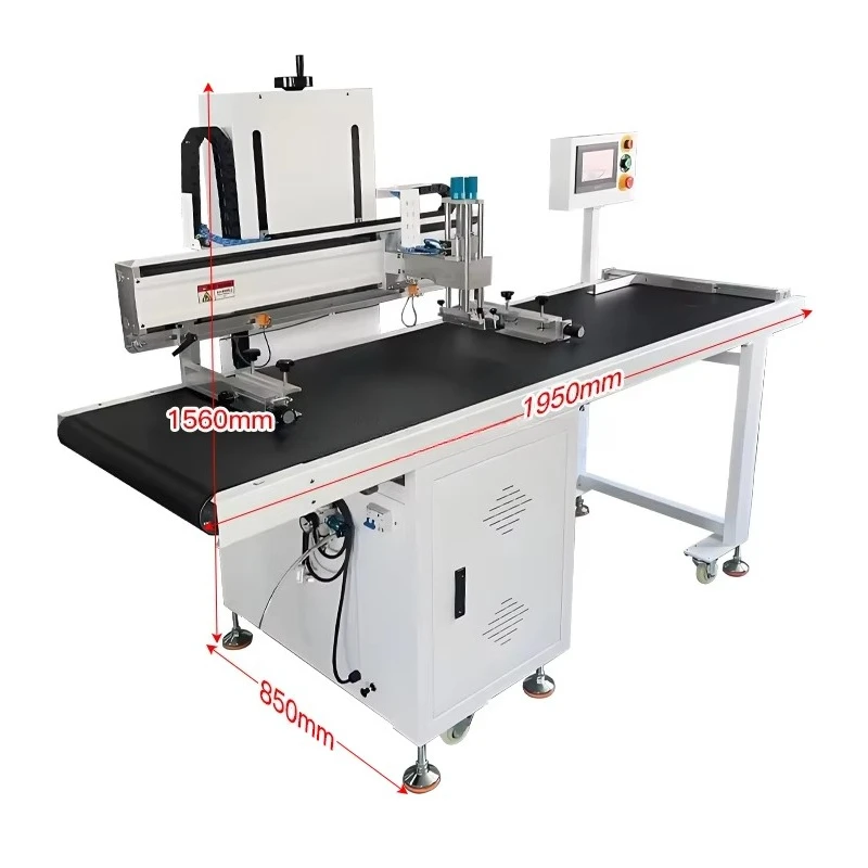 Low Price Auto Screen Printing Machine Single Color Screen Printer with Conveyor Belt Vacuum Table for Non Woven Bags/Paper Bags view 5