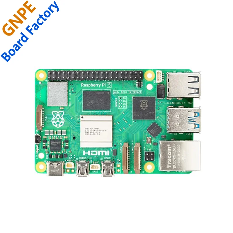 Raspberry Pi 5 Complete Full Kit PCIE-NVME-SSSD + LCD + CASE + Power + DIY + UART-Cable +RTC-BOX +SD Or Only PI5 4GB 8GB Board