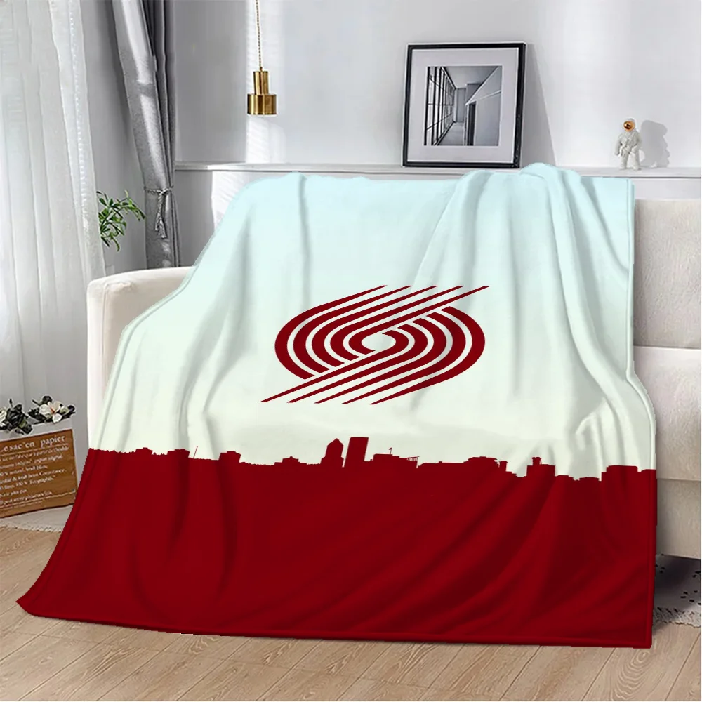 Portland Trail B-Blazers Custom Blanket Luxury Designer Blankets Sofa King Size Mikko Bed Linens Blackpink Kpop Huggy Wuggy Bape