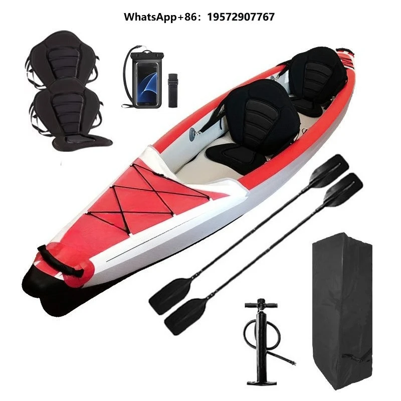 Inflatable Kayak Boat Raft Boat for Outdoor Waterplay Crafts Fishing Kayak Boat Inflatable Canoe Kayak for Water Ocean