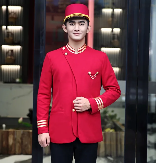 

Doorman Unifrom Man Spring Wrok Reception Include Jacket Pants
