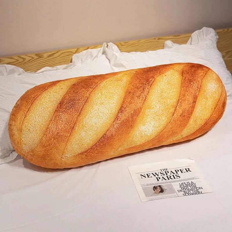 20cm Simulation Bread Baguette Plush Pillow Toy Soft Kawaii Food Plush Toy for Kids Children Boy Girl Birthday Christmas Gift