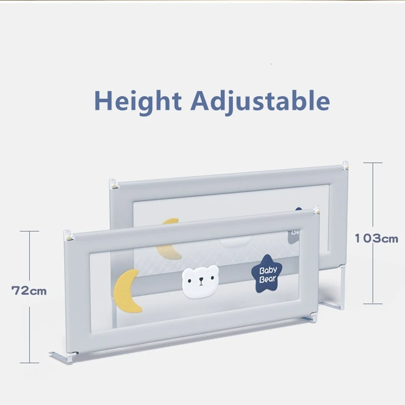 1 pçs trilhos de cama para crianças segurança cama guarda trilhos para crianças ajuste altura especialmente projetado para gêmeo completo queen king size