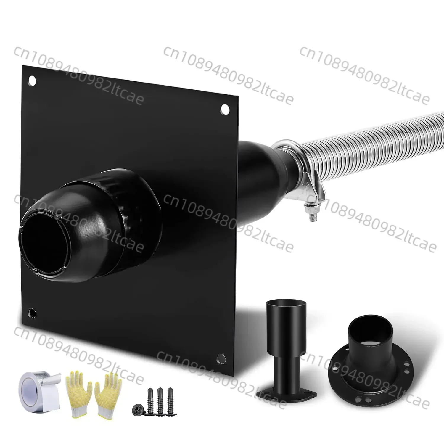 Generator Expansion Kit with Insulated Through-Wall Mounting Plate for Safe Exhaust