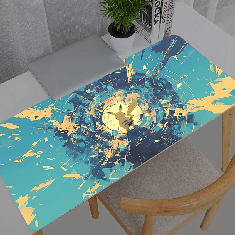 

Pokemon Pikachu durable Mouse Pad Large PC Computer Gamer Kawaii Gaming Accessories Mousepad Keyboard Desk Mat Carpet Table