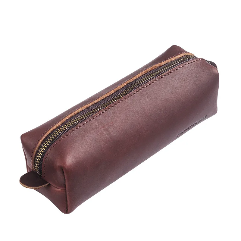 Leather Smoking Pipe Bag Large Capacity Tobacco Storage Package for Travel Pouch Smoking Tools Accessories