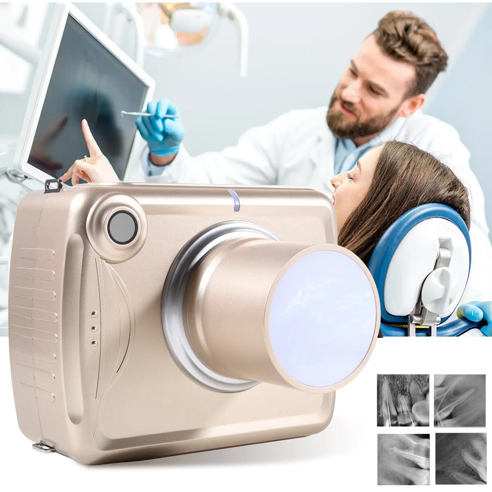 Dental Portable X ray Digital Imaging System Machine High Frequency Unit /Intraoral Oral Camera endoscope Wireless Clear Image