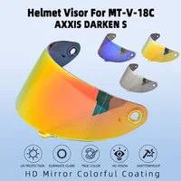 Para Axxis Draken S casco visera para MT-V-18C lente de cara completa Anti UV windshiled casco para motos accesorios para casco