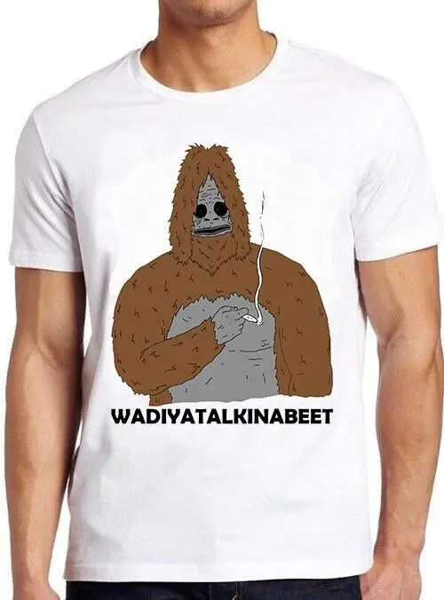 Футболка Sassy The Sasquatch Smoke Big Foot Lez Show, Забавный культовый подарок, футболка m1006высокого качества из 100% хлопка с коротким рукавом