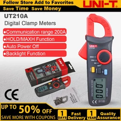 UNI-T UT210A 2000 Count Mini Digital Clamp Meter MultiMeter Tester Auto Range AC Current 2A/20A/200A