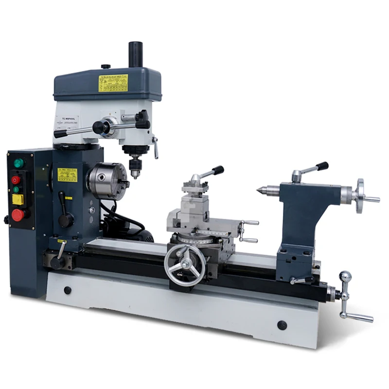 Multifunctional horizontal lathe Micro drilling and milling machine Desktop universal workbench