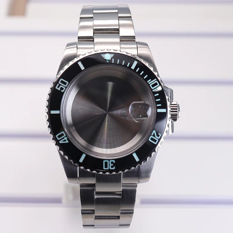 Obudowa do zegarka typu diver 40mm 20ATM, bransoleta, bezel C3, szkło szafirowe, pasuje do mechanizmów NH35, NH36, NH34, NH38, 8215, Eta2824, części i akcesoria do zegarków SUB.