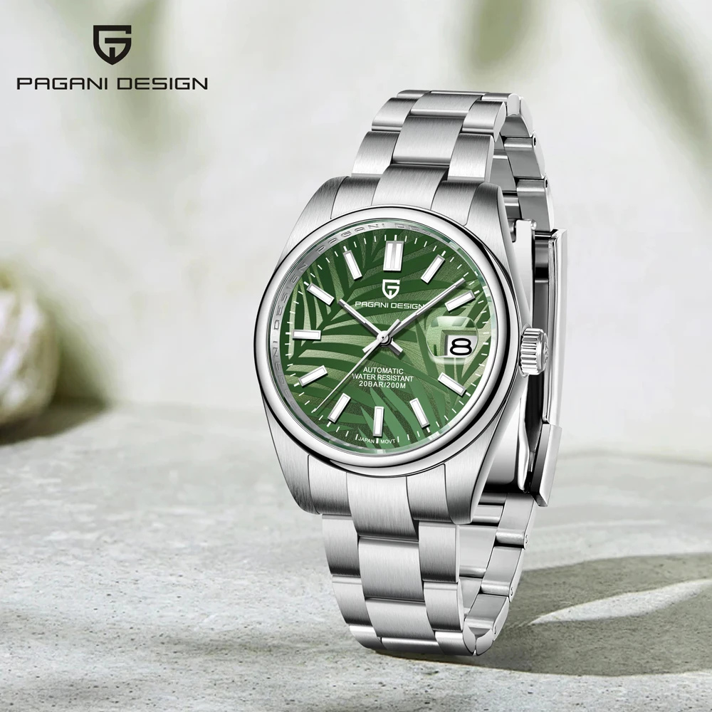 

PAGANI DESIGN мужские часы роскошные механические часы мужские с сапфировым стеклом светящийся календарь 200 метров водонепроницаемая нержавеющая сталь
