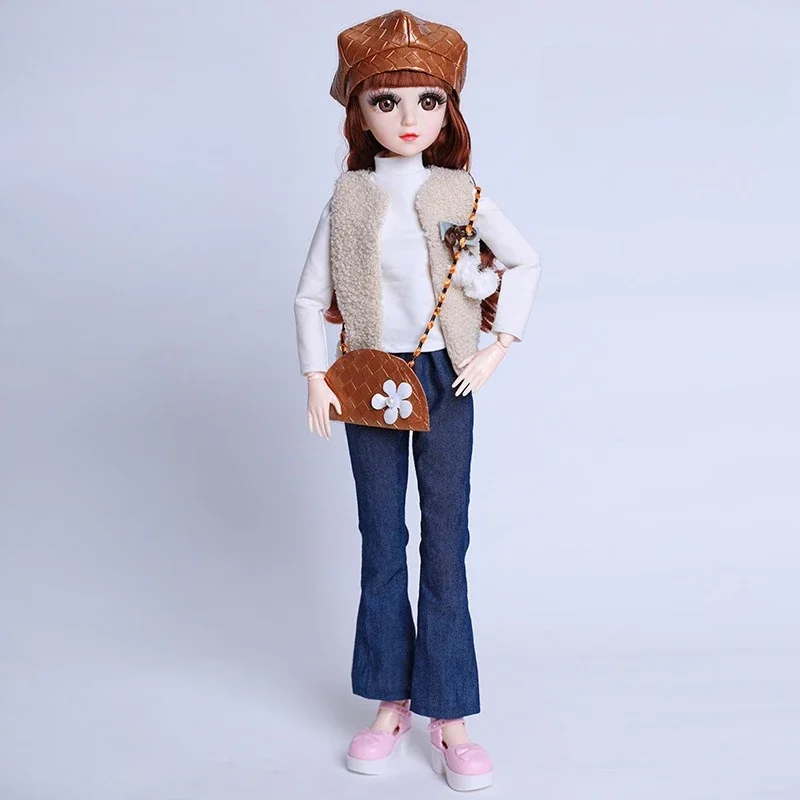 Conjunto de ropa de muñeca para niños y niñas, ropa de muñeca BJD de 60cm, regalo de juguete para Festival sorpresa, informal, experto en moda, 1/3