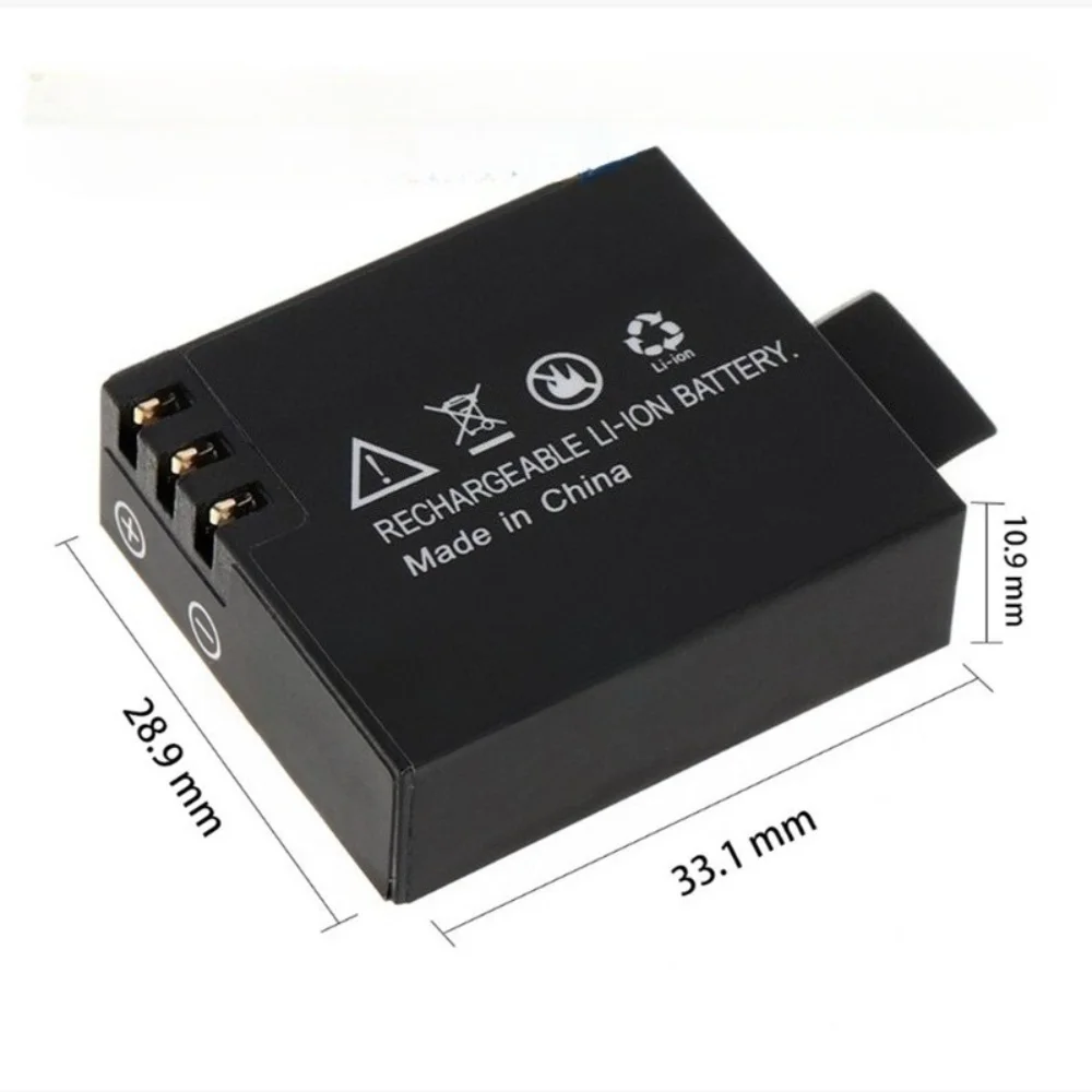 3.7V 900mAh Rechargable Camera Battery for SJCAM SJ4000 WiFi SJ5000 WiFi SJ6000 SJ7000 WIFi M10 SJ5000x Sport Action Camera DV