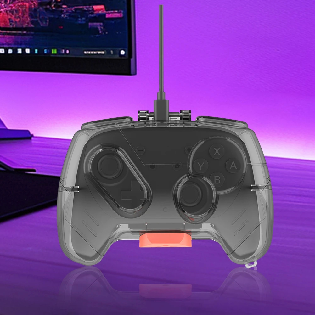 

Защитный чехол для геймпада NS2 Pro, прозрачный, с защитой от царапин, для контроллера, подарок для друзей