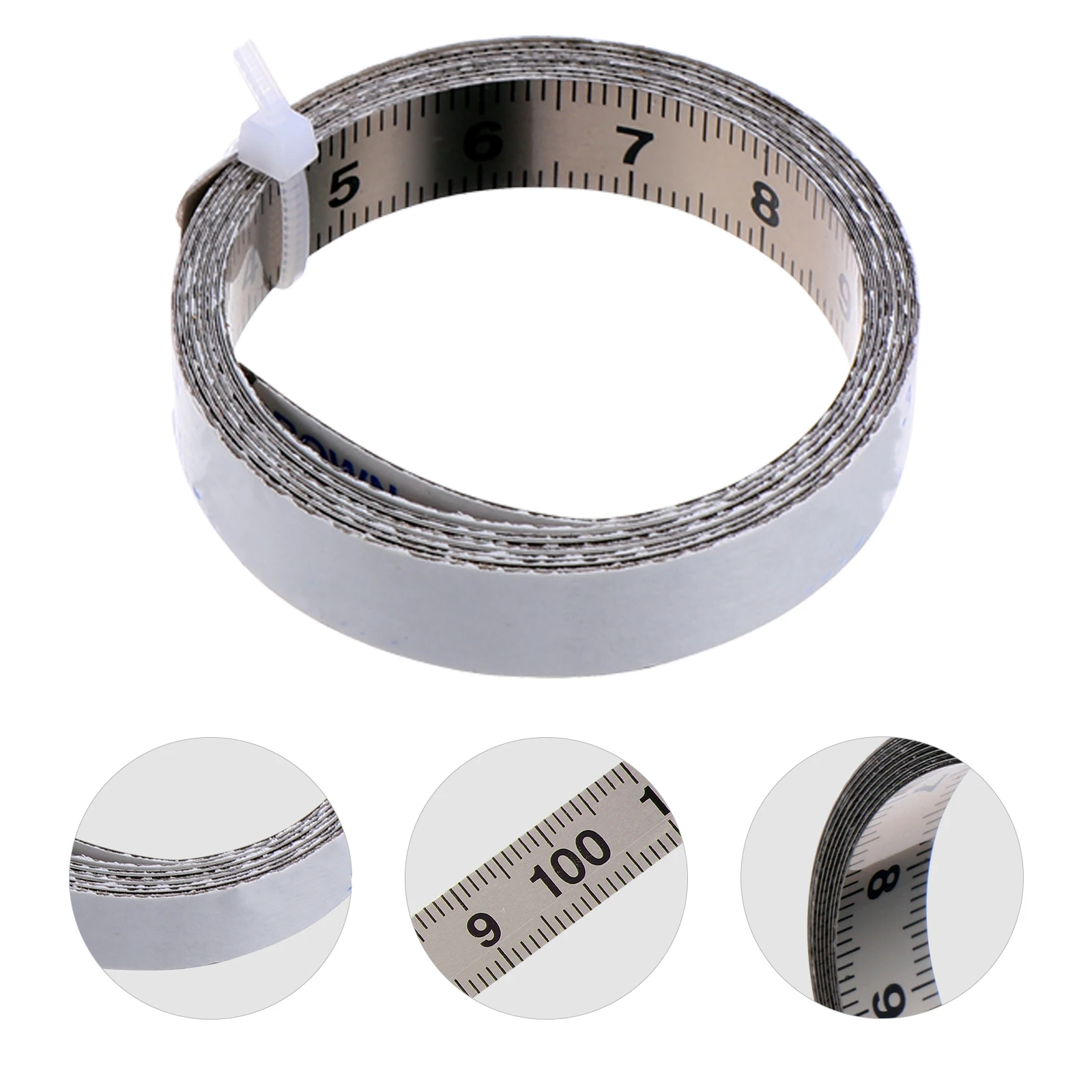 

Sticky Ruler Length 10MM Wide Self-adhesive Measuring Scale for Woodworking Sticky Ruler Machines Carbon Steel