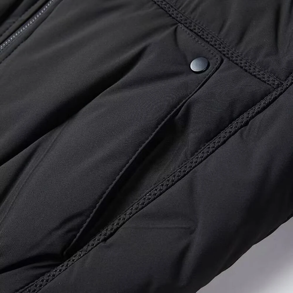 

For Casual Outings Winter Outerwear Casual Winter Coat Warm Winter Coat For Men Casual Coat XL 2XL Pockets Regular Length Top