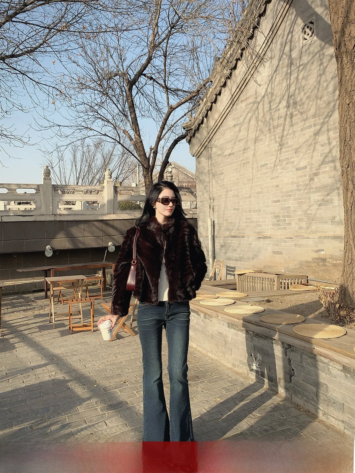 

Женские джинсы-клеш Deep Blue с высокой талией в американском ретро-стиле, повседневные, из хлопкового денима, с высокой посадкой