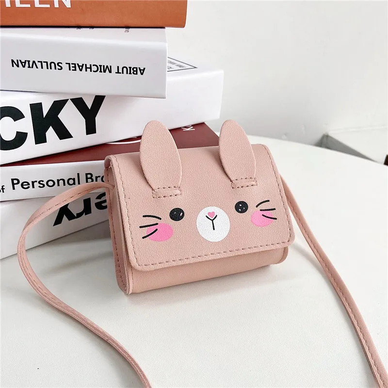 Mini borse per bambini Cute Kids portamonete portafoglio Fashion Princess neonate PU Leather Small Shoulder Crossbody Bag nuovo