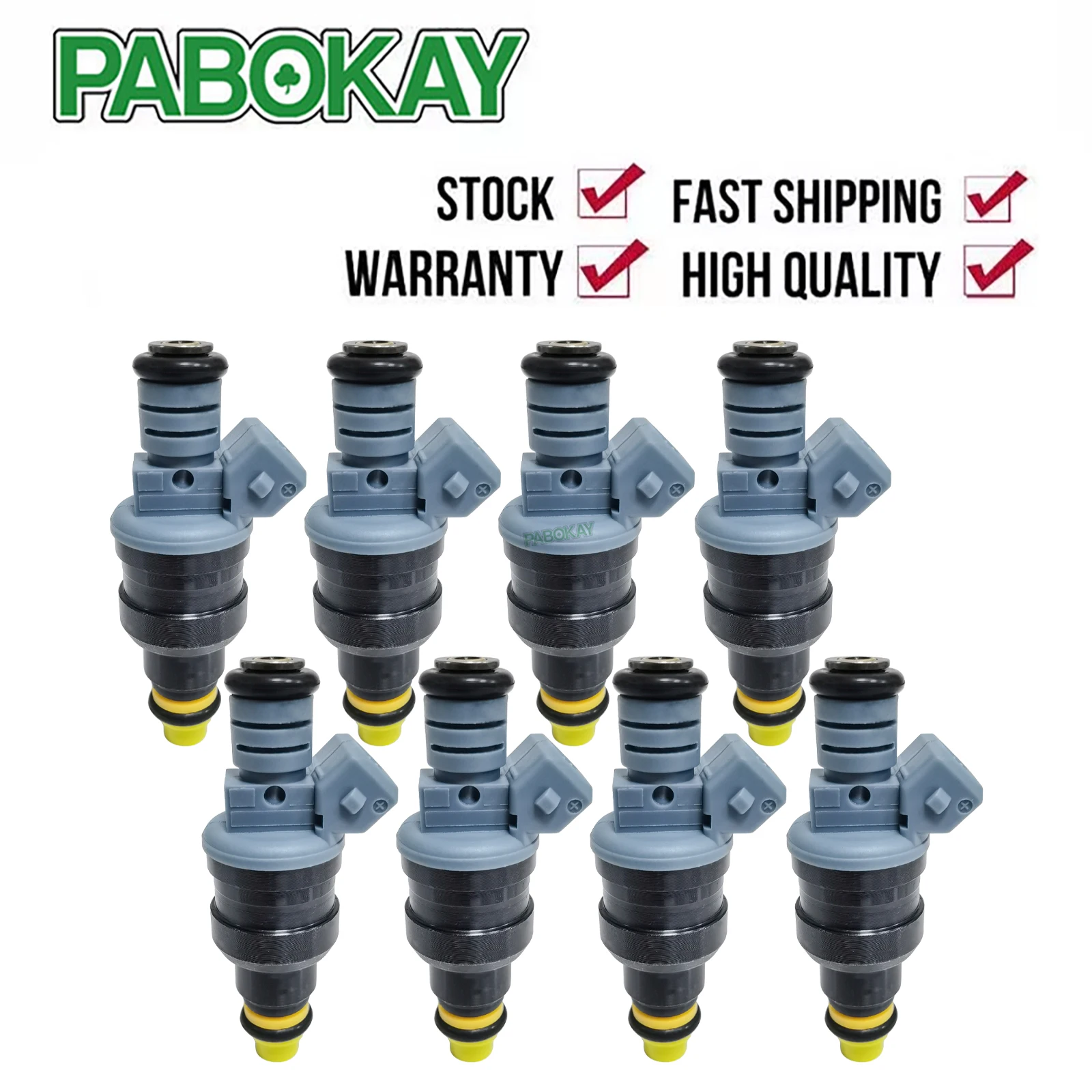 8 pieces x New Fuel Injector 1600cc 152lb/hr fits for Audi Chevy Ford 0280150846 0280150842