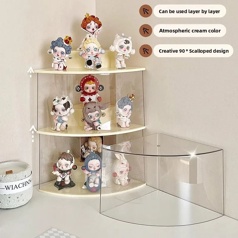 صناديق عرض الزاوية، صناديق عمياء، حوامل عرض، عناصر تخزين، تماثيل، خزائن عرض أكريليك شفافة مقاومة للغبار