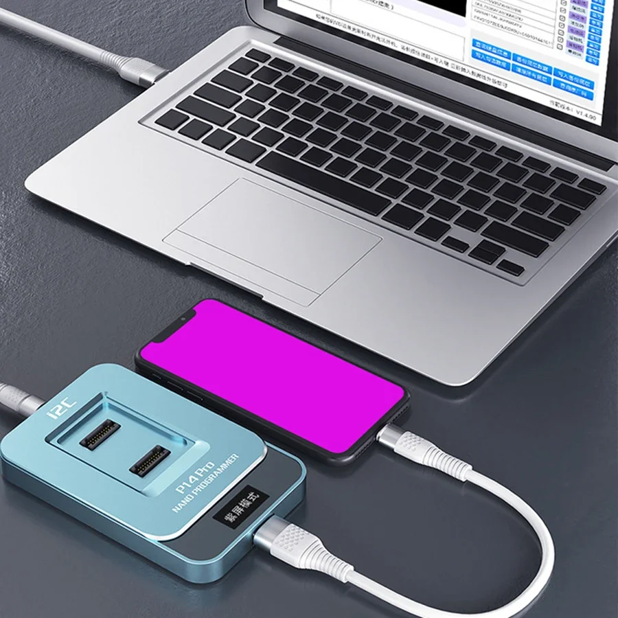 2026/Quality i2c-P14Pro Hard Disk Repair Device Intelligent Modular Hard Disk Programmer Upgrade Purple Screen Wifi Repair